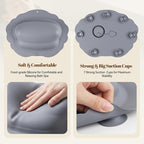 Silicone Bath Pillow for Tub – Inflatable Bathtub Pillows for Head & Neck - Image 4