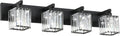 Aipsun Black Light Fixtures Bathroom Vanity Light Crystal Modern Vanity Light by Aipsun