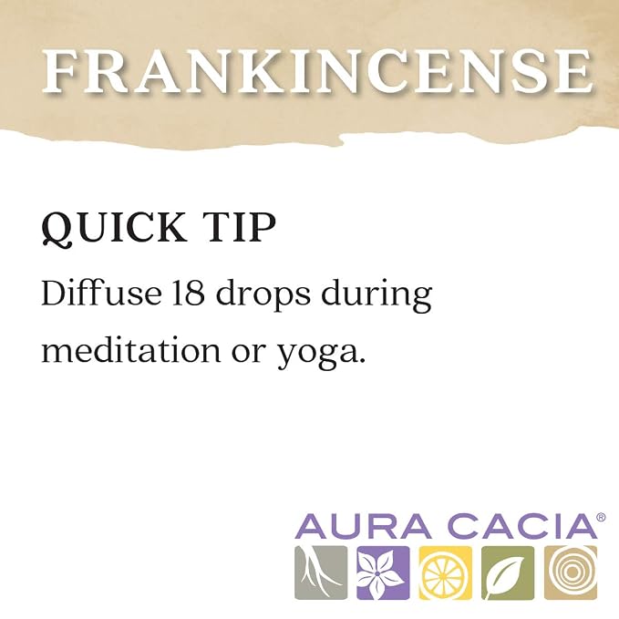 Aura Cacia Essential Oil, Meditative Frankincense, 0.5 Fluid Ounce, Packaging - Image 12