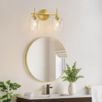 MOKATNG 2-Light Bathroom Light Fixtures, Bathroom Lighting Fixtures Over Mirror - Image 5