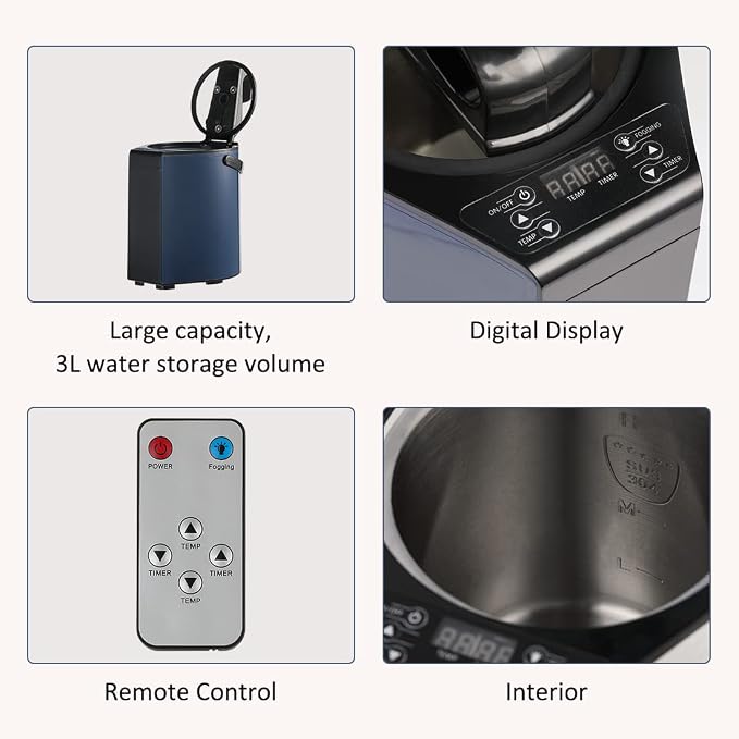 Sauna Steamer, Portable Steam Generator, 3L Stainless Steel Steam Pot - Image 6