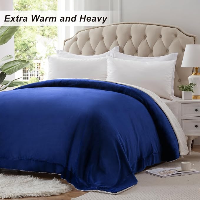 KAWAHOME Sherpa Fleece Queen Size Blanket - Image 5