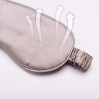 Silk Sleep Mask Light Blocking Luxury 100% Mulberry 19mm Silk Eye Mask Eye - Image 2