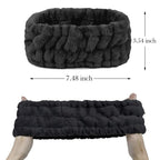 LAPOHI 3 Pack Microfiber Modern Face Washing Headbands - Image 3