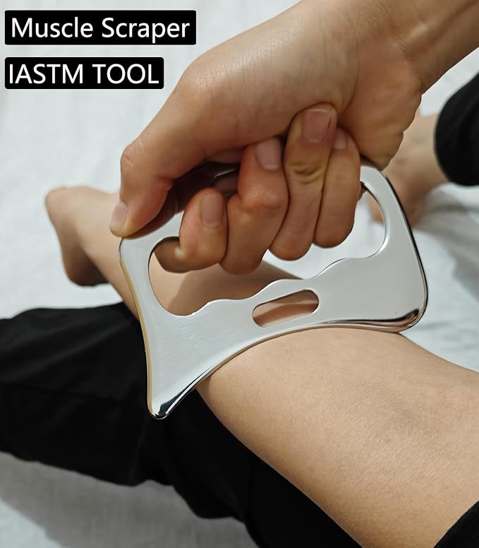 Muscle Scraper Stainless Steel IASTM Massage Tools Set, Gua Sha Scraping Tools - Image 6