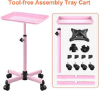 Salon Tray Cart Tattoo Tray Rolling Cart, Service Rolling Tray, Height - Image 8