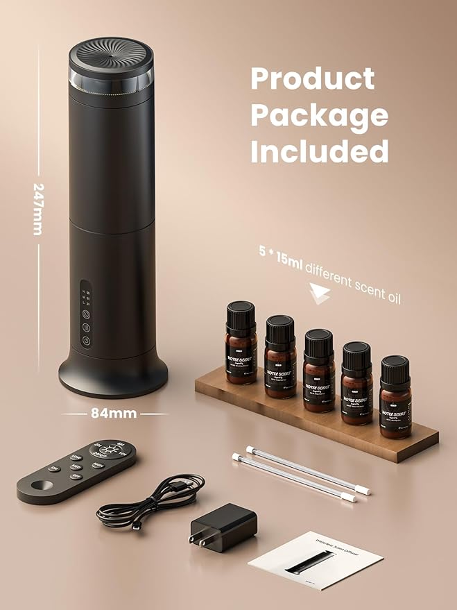 XEITIN Waterless Diffuser with 5 Hotel-inspried Scent Oil - Image 8