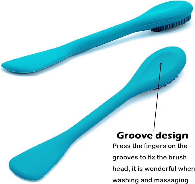 RamPula Pore Brush & Face Mask Applicator, Lymphatic Drainage Brush | Face - Image 5