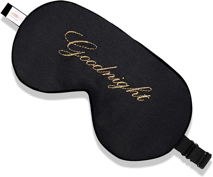 ZIMASILK 100% Natural Silk Sleep Mask Blindfold, Adjustable Super-Smooth Soft by ZIMASILK