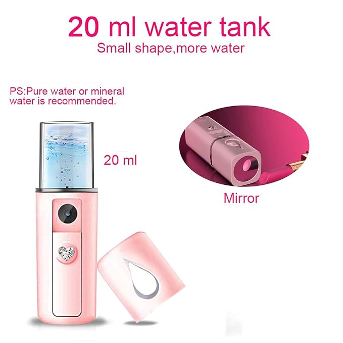 Nano Facial Steamer Mist Spray Eyelash Extensions Cleaning Pores Water SPA - Image 4
