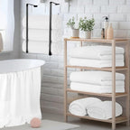 HOMEXCEL 6 Pack Bath Towel Set, Microfiber Ultra Soft Highly Absorbent Bath - Image 6