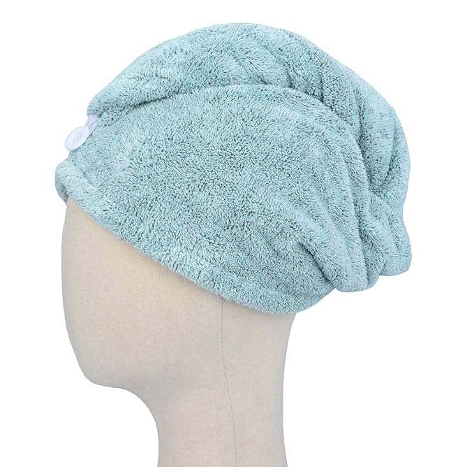 HOPESHINE Hair Towel Twist Microfiber Women's Soft Shower Towels - Image 3