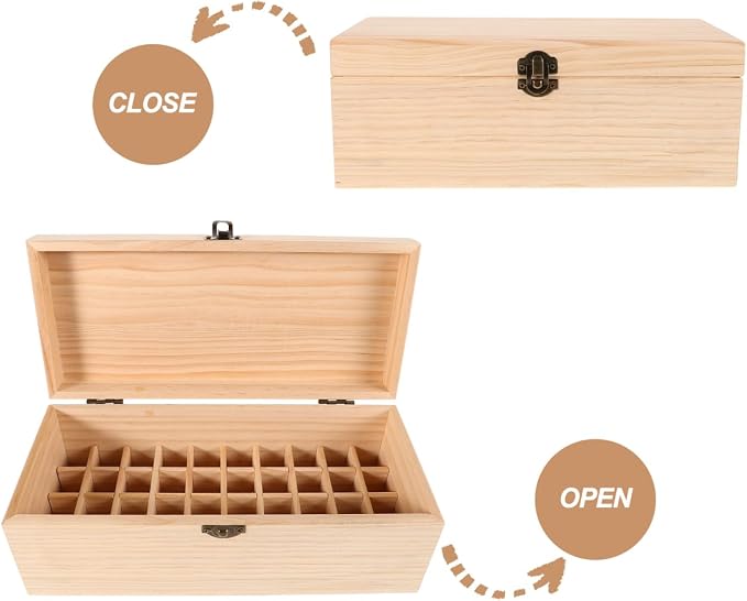 Healeved Essential Oil Storage Box Wooden Organizer - Image 8