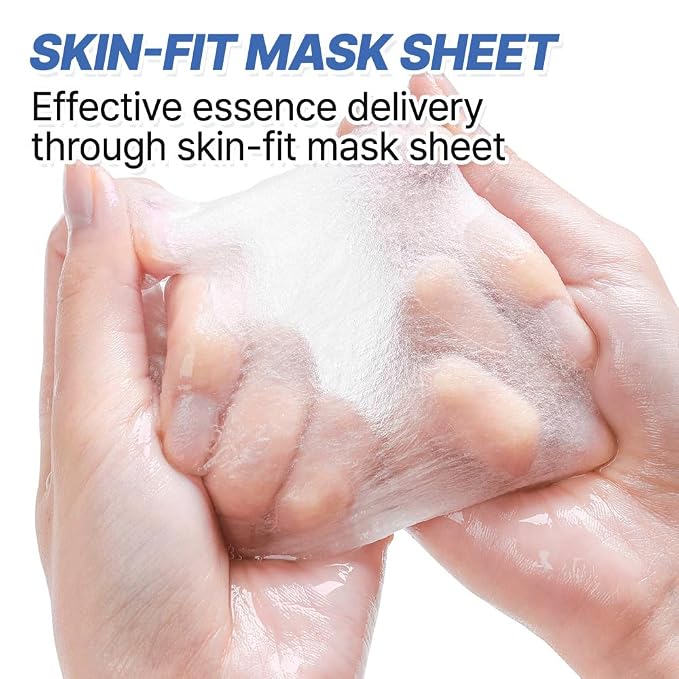 NEXTBEAU Solution Sheet Mask Variety Pack, 0.74 fl oz Each, Korean Facial Sheet - Image 5