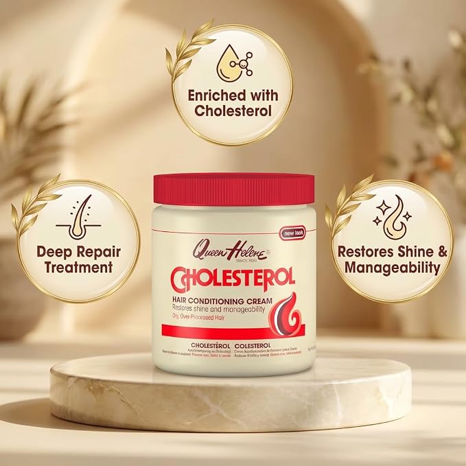 Queen Helene Cholesterol Hair Conditioning Cream – Deep Repair Treatment - Image 2