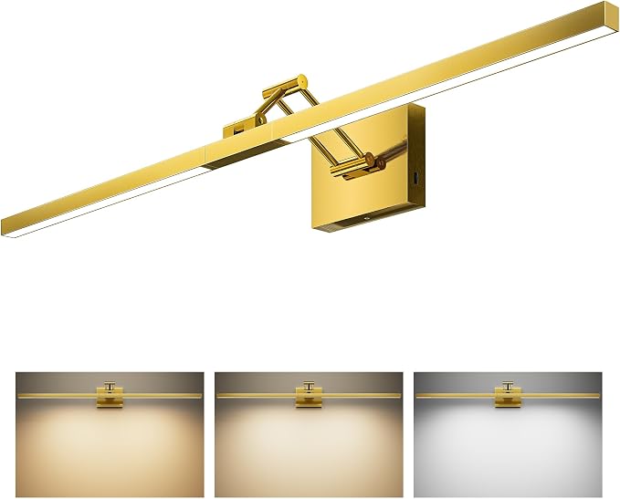 VONLUCE 36" LED Bathroom Vanity Light, 3CCT Modern LED Vanity Lights by Vonluce