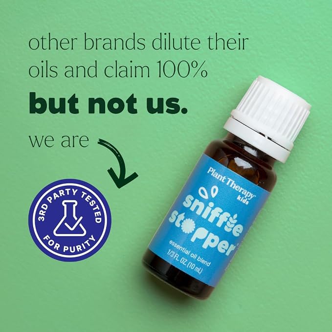 Plant Therapy Kids Sniffle Stopper Essential Oil Blend, 10 mL, Respiratory - Image 5