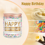 Candles for Birthday, Vanilla Cream Scented Candle 7OZ, Happy Birthday Candle - Image 2