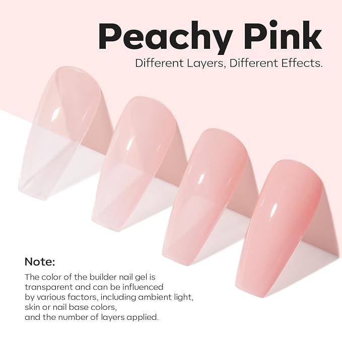 Modelones Nail Strengthener Kits Grey Pink Nail Polish Remover Pads Cuticle Oil - Image 6