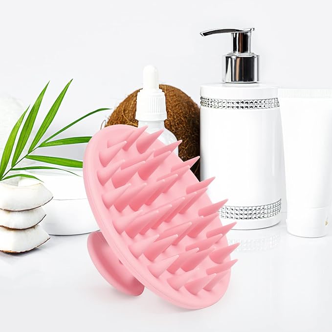 Meartchy Silicone Scalp Massager Shampoo Brush, Scalp Brush - Image 5