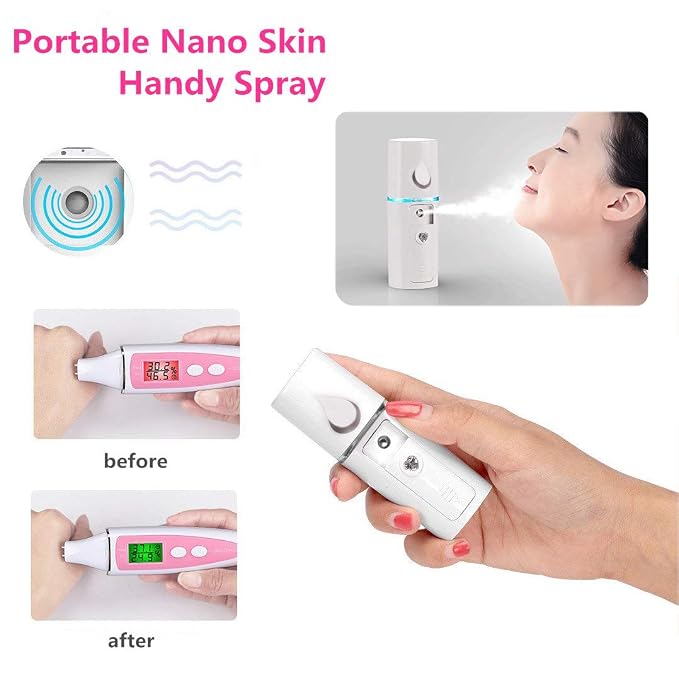 Nano Facial Steamer Mist Spray Eyelash Extensions Cleaning Pores Water SPA - Image 5