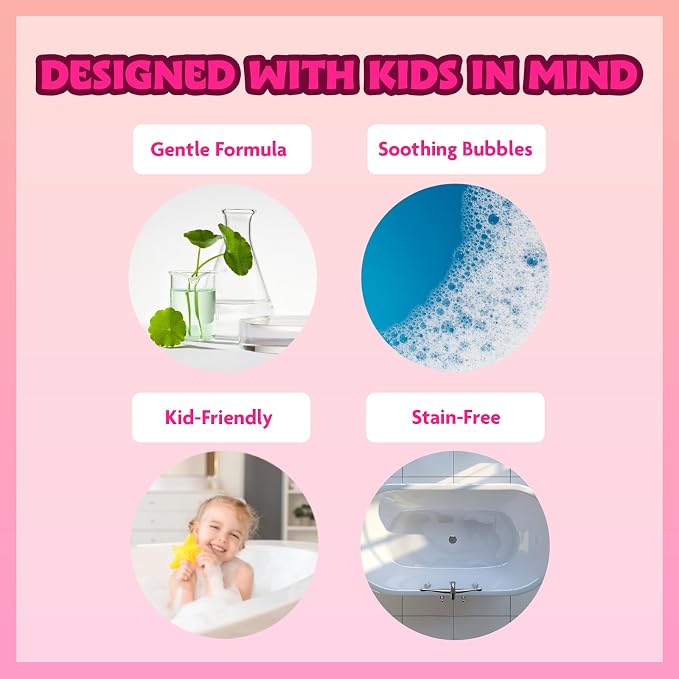 The Powerpuff Girls Bath Bombs for Kids, Fun Bright Rainbow Colors, Peach - Image 7