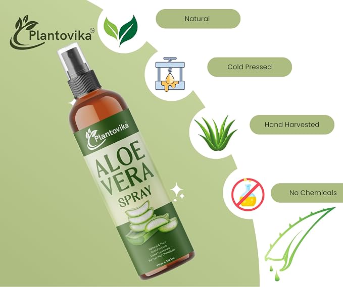 Aloe Vera Facial & Body Mist, 8 Fl Oz, Hydrating Face, hair and Skin Spray. - Image 4