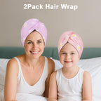 Unicorn Castle Microfiber Hair Towel - Image 4
