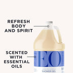 EO Shower Gel Refill, 1 Gallon, French Lavender, body wash made - Image 3