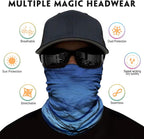 Venswell Neck Gaiter Face Mask Men Women, Seamless Bandana Rave Face Cover - Image 2