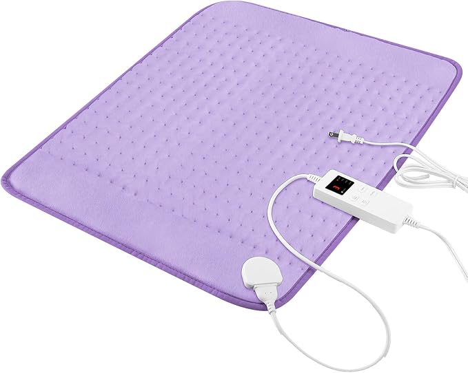 Heating Pad for Back Pain & Cramps Relief, Electric Heating Pad for by vilicert