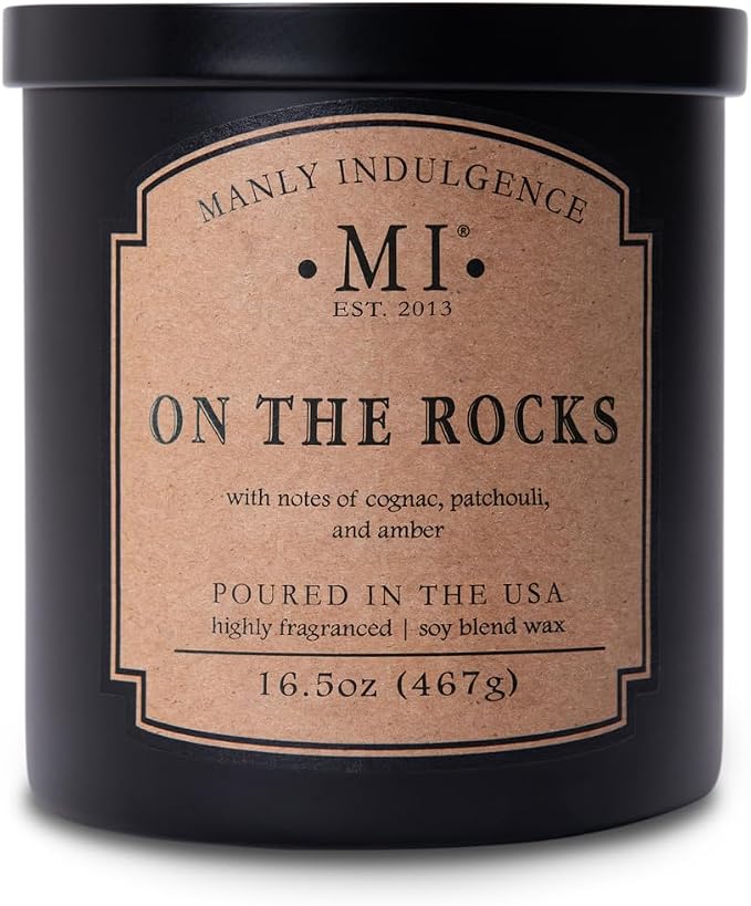 Manly Indulgence On The Rocks Scented Candles by ManlyIndulgence