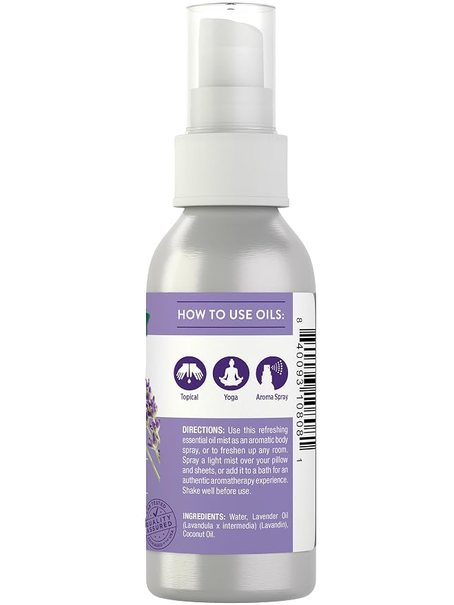Nature's Truth Lavender Essential Oil Spray | 2.4 fl oz | Room Aroma Mist - Image 6