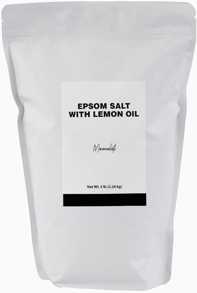 Minimalist Epsom Salt with Lemon Oil, Packaged by Minimalist