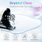 modelones Gel Top Coat, Acrylic Nails Soak Off Nail Lamp Nail Art Home and - Image 9