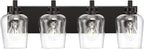 Bathroom Light Fixtures, 4-Light Modern Vanity Light by Metwet