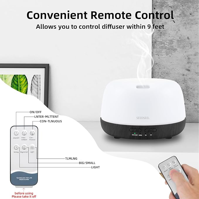 SEEDSEEL 300ML Essential Oil Diffuser - Image 7