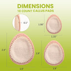 Bukihome Extra Thick Callus Remover, Felt Callus Pads, Protect Calluses from - Image 7