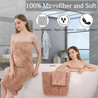 8-Piece Bath Towels Set, 2 Oversized Large Bath Towel Sheet, 2 Hand Towels and - Image 3