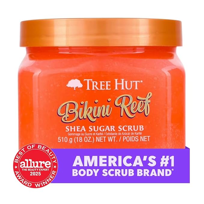 Tree Hut Bikini Reef Shea Sugar Scrub, Exfoliating, Hydrating & Moisturizing - Image 3