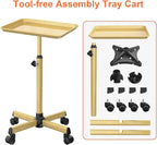 Salon Tray Cart Tattoo Tray Rolling Cart, Service Rolling Tray, Height - Image 7