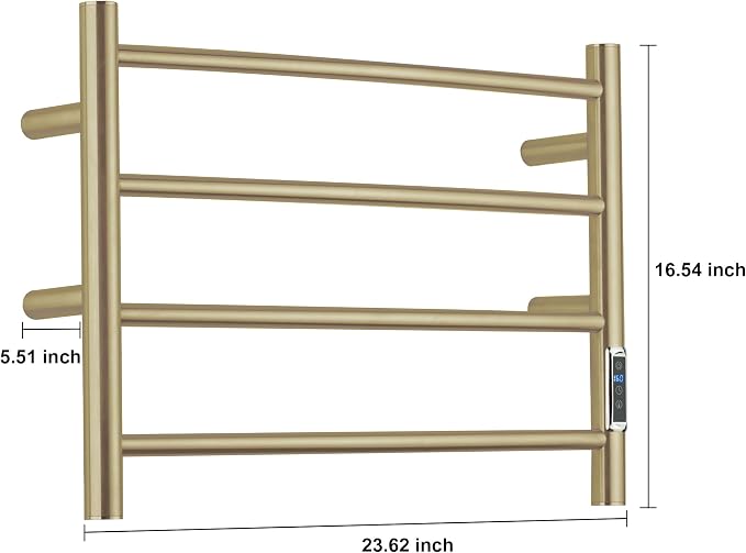 Heated Towel Racks for Bathroom, Wall Mounted Electric Towel Warmer Racks - Image 4