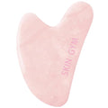SKIN GYM Rose Quartz Sculpty Heart Gua Sha Tool, Heart-Shaped Facial Massage by SkinGymCo