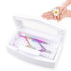 Nail Tool Sterilizer Box, Plastic Sterilizing Tray, Plastic Clean Sterilizing by BOMOQING