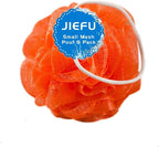 Bath Sponges, Small Size Colorful Shower Sponges Exfoliating Mesh Pouf Bath - Image 4