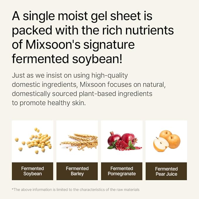 mixsoon Bean Collagen Hydrogel Mask Hydration All-In-One Firming, Soothing Gel - Image 6