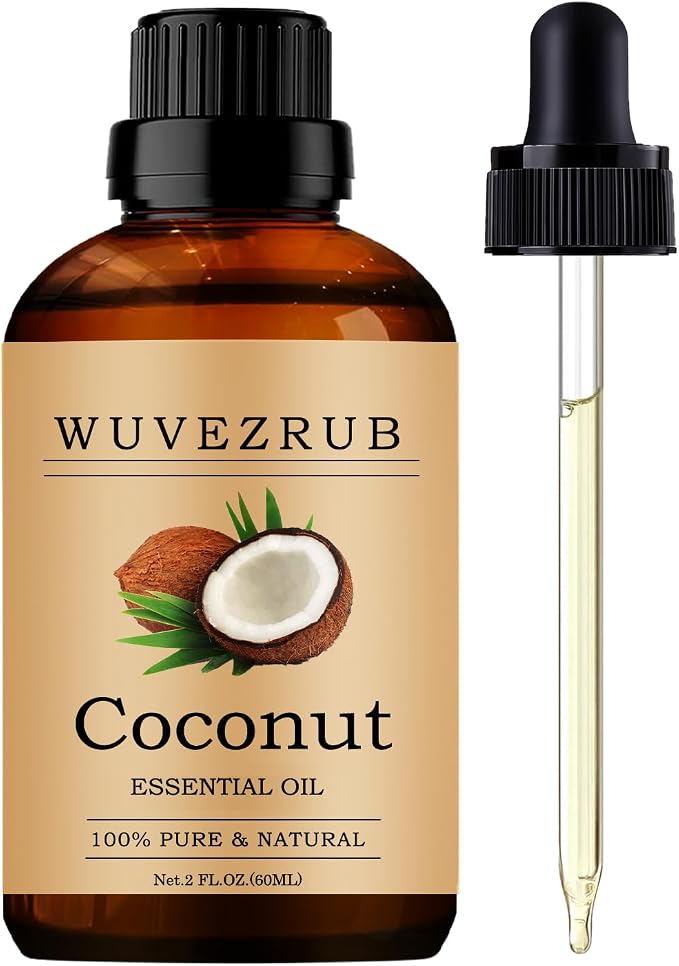 Coconut Essential Oils, 60ML Pure and Natural Essential Oil by WUVEZRUB