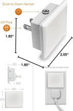 L LOHAS LED Night Lights Plug into Wall 2-Pack, 0.3W Plug in Night Light - Image 8