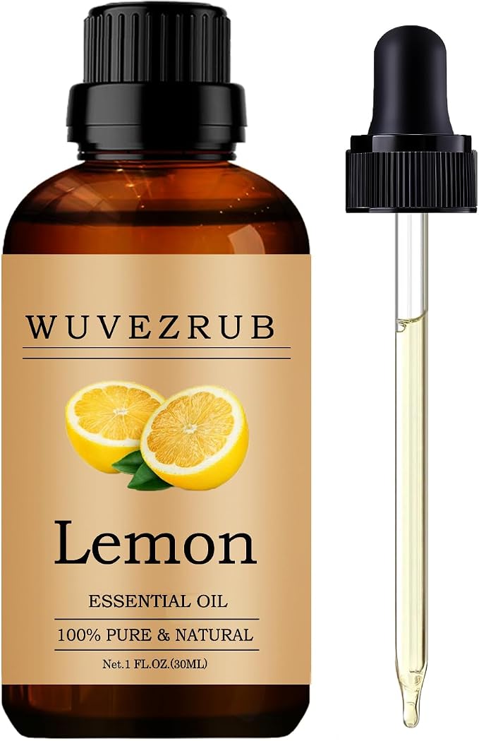 Lemon Essential Oils, 30ML 100% Pure and Natural Essential Oil by WUVEZRUB