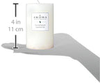 Aroma Naturals Holiday Essential Oil Vanilla & Peppermint Scented Pillar Candle - Image 5